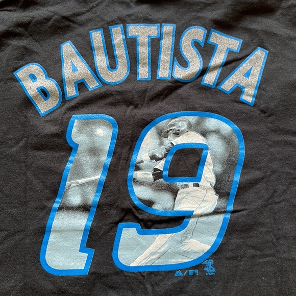 Vintage Majestic Toronto Blue Jays Jose Bautista Home t-shirt - Picture 3 of 4